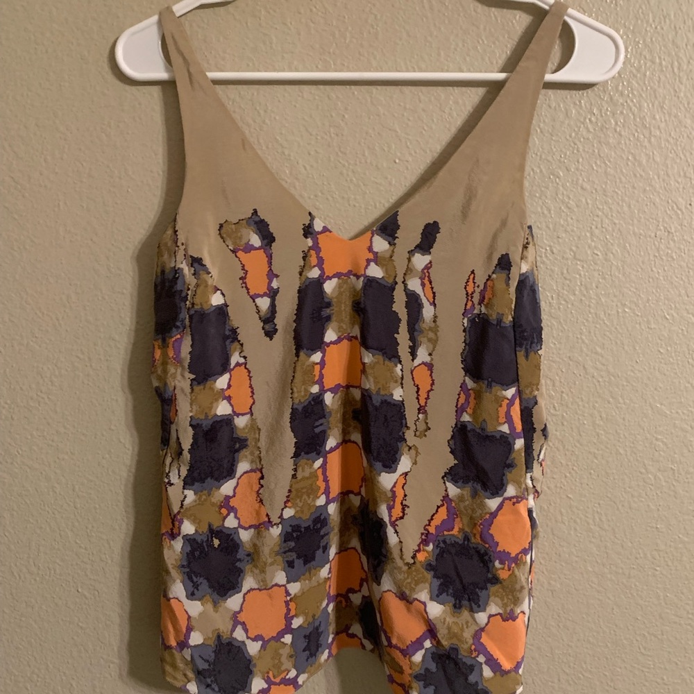 TIBI silk tank 0